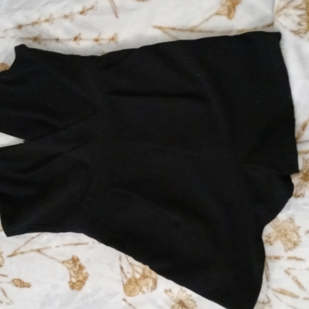 Black Romper VNeck Size Small Concert Festival - Picture 4 of 5